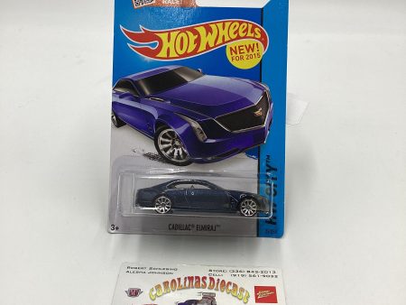 2015 Hot wheels HW City #25 Blue Cadillac Elmiraj 56D For Sale