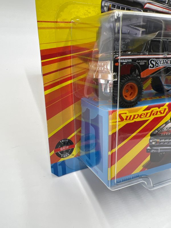 Matchbox Superfast #11 1968 Dodge D200 Black 169B Supply