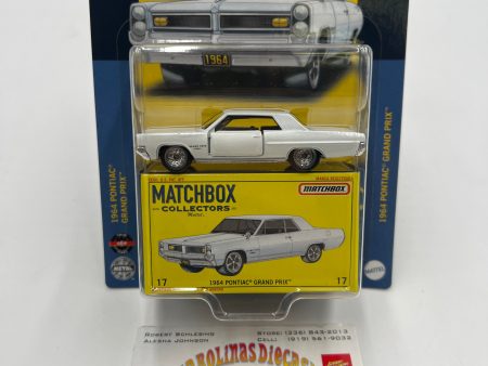 2021 Matchbox Collectors #17 1964 Pontiac Grand Prix White 171B Online Hot Sale