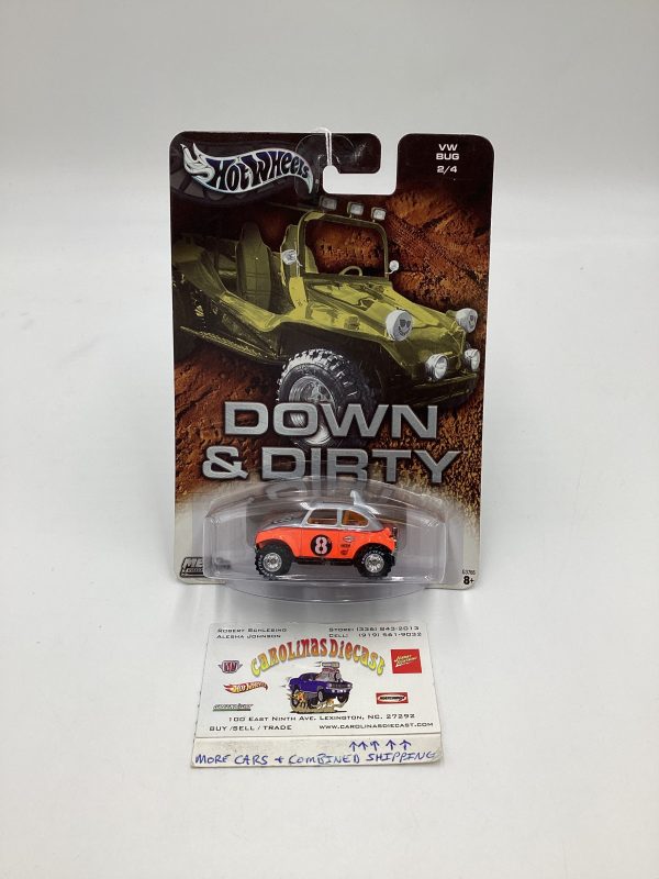 Hot Wheels Down & Dirty 2 4 Orange Volkswagen Baja Bug Sale