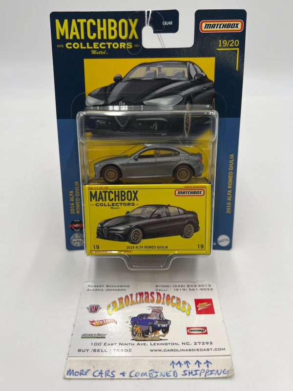 2021 Matchbox Collectors #19 2016 Alfa Romeo Giulia Gray 171G For Discount