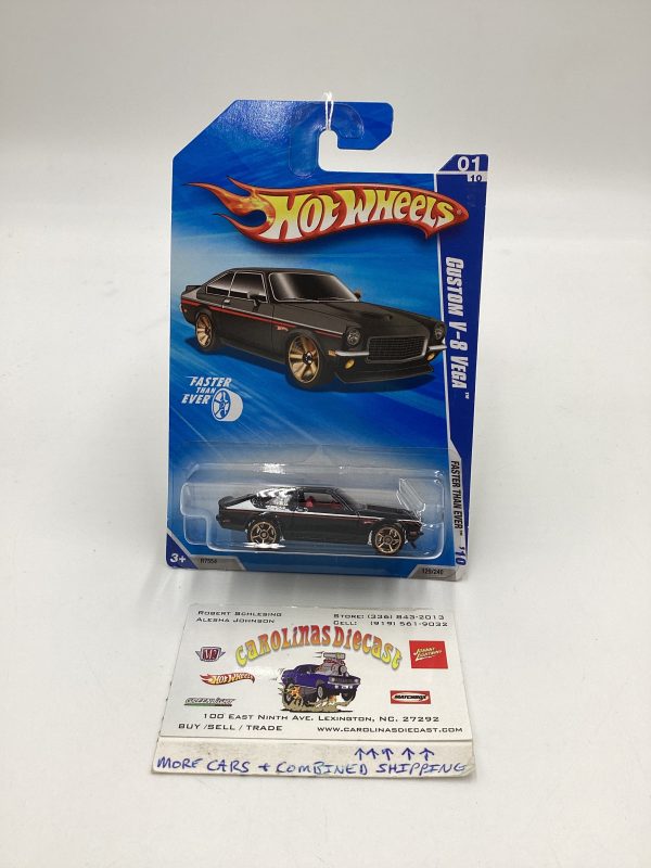 2010 Hot wheels FTE #129 Black Custom V-8 Vega  Fast Than Ever 3A Discount