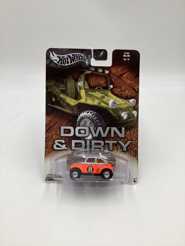 Hot Wheels Down & Dirty 2 4 Orange Volkswagen Baja Bug Sale