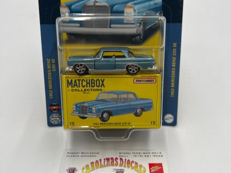 2021 Matchbox Collectors #15 1962 Mercedes-Benz 220 SE Blue 171C Hot on Sale