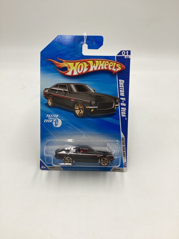 2010 Hot wheels FTE #129 Black Custom V-8 Vega  Fast Than Ever 3A Discount