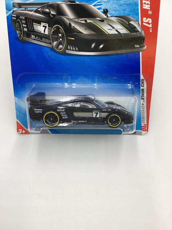 2010 Hot wheels HW Race World #172 Black Saleen S7 24A Online Sale