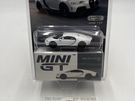 Tarmac Works Mijo Exclusives 1 4800 Bugatti Chiron Super Sport White on Sale