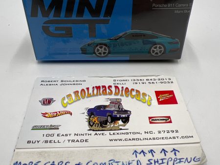 MiniGT Porsche 911 Carrera S Miami Blue Sealed Online Sale