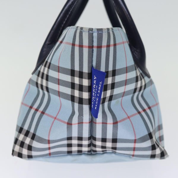 BURBERRY Nova Check Blue Label Hand Bag Nylon BlueNew bs14211 Online Hot Sale