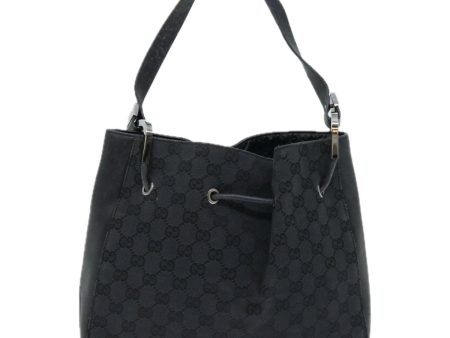 GUCCI GG Canvas Shoulder Bag Black 001 3748 ac2775 Online now