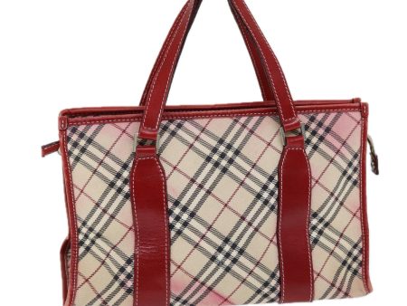 BURBERRY Nova Check Blue Label Hand Bag Canvas BeigeNew bs14288 Cheap