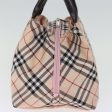 BURBERRY Nova Check Blue Label Hand Bag Nylon PinkNew bs14256 Cheap