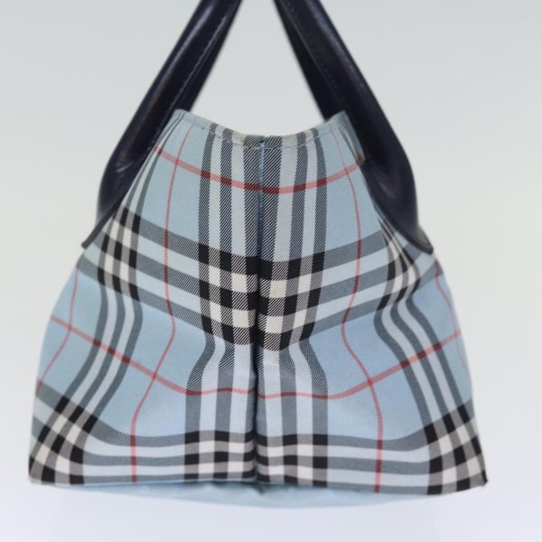 BURBERRY Nova Check Blue Label Hand Bag Nylon BlueNew bs14211 Online Hot Sale