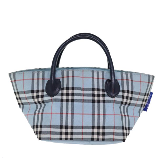 BURBERRY Nova Check Blue Label Hand Bag Nylon BlueNew bs14211 Online Hot Sale