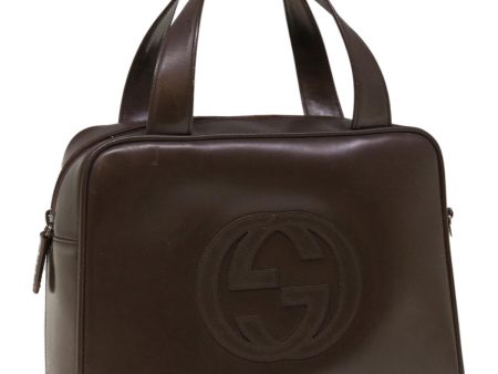 GUCCI Hand Bag Leather Brown 000 1274 0505 ac2764 Online Sale