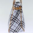 BURBERRY Nova Check Blue Label Hand Bag Nylon BlueNew yk12085 Sale