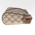 GUCCI GG Canvas Web Sherry Line Clutch Bag PVC Beige Red 89 01 012 yk10675 Hot on Sale