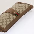 GUCCI GG Supreme Web Sherry Line Clutch Bag PVC Beige Red 89 01 033 70726 For Discount