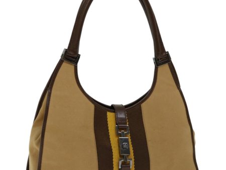 GUCCI Jackie Hand Bag Canvas Brown Beige yellow 002 1067 2123 ep3424 Cheap