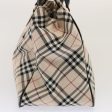 BURBERRY Nova Check Blue Label Hand Bag Nylon BeigeNew bs14029 Supply