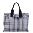 BURBERRY Nova Check Blue Label Hand Bag Nylon BlueNew am6158 Sale