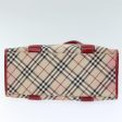 BURBERRY Nova Check Blue Label Hand Bag Canvas BeigeNew bs14288 Cheap