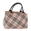 BURBERRY Nova Check Blue Label Hand Bag Nylon PinkNew bs14256 Cheap