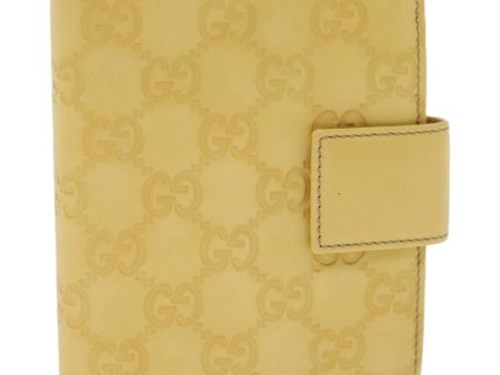 GUCCI GG Canvas Guccissima Day Planner Cover Yellow 115240 ki4116 on Sale