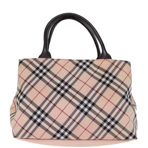 BURBERRY Nova Check Blue Label Hand Bag Nylon PinkNew bs14256 Cheap