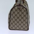 GUCCI GG Canvas Web Sherry Line Boston Bag PVC Beige Green Red 72596 Online now