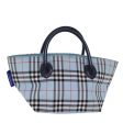 BURBERRY Nova Check Blue Label Hand Bag Nylon BlueNew bs14211 Online Hot Sale