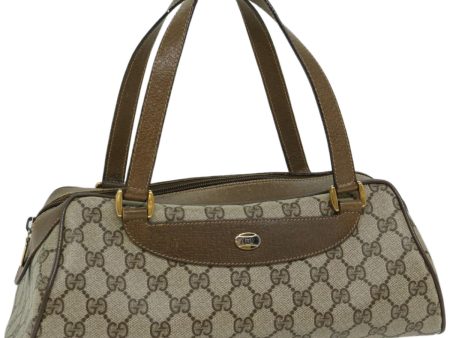 GUCCI GG Supreme Hand Bag PVC Beige 89 02 062 yk10615 Cheap