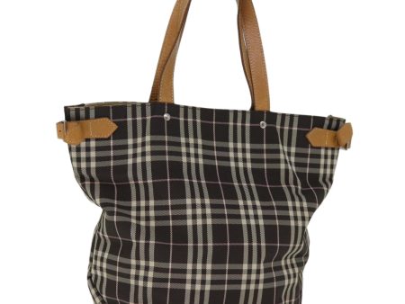 BURBERRY Blue Label Nova Check Tote Bag Nylon BrownNew bs14116 Supply