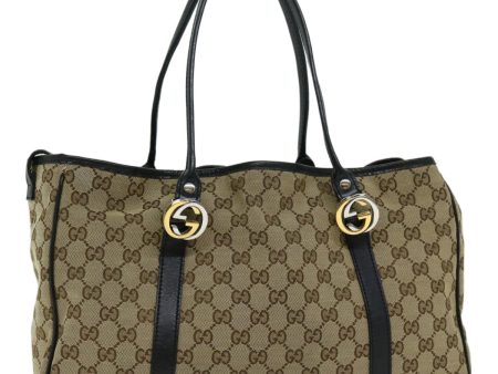 GUCCI GG Canvas GG Twins Tote Bag Beige 232957 yk10623 Supply