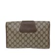 GUCCI GG Canvas Web Sherry Line Clutch Bag PVC Beige Green Red bs13629 Online