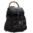 GUCCI Bamboo Backpack Nylon Brown 003 1998 0030 ar11716 Sale