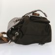 GUCCI Bamboo Backpack Nylon Enamel Brown 003 2058 0030 5 68035 For Discount