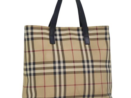 BURBERRY Nova Check Hand Bag Canvas BeigeNew yk14110 Online