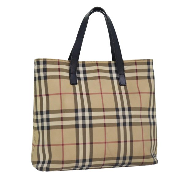 BURBERRY Nova Check Hand Bag Canvas BeigeNew yk14110 Online