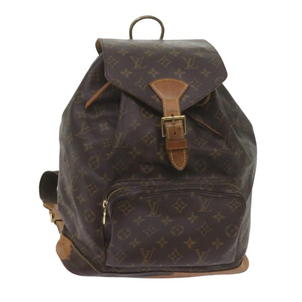 LOUIS VUITTON Monogram Montsouris GM Backpack M51135  tb945 Fashion