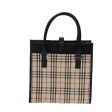 BURBERRY Nova Check Hand Bag Canvas BeigeNew bs15796 Fashion