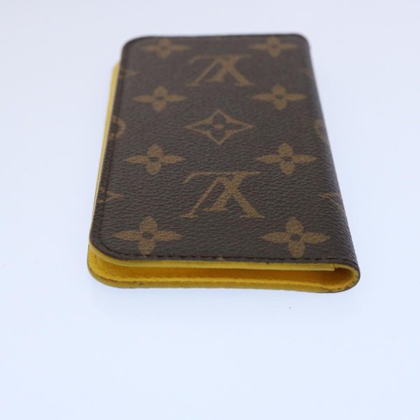 LOUIS VUITTON Monogram iPhone Case Yellow M61908  hk990 Online now