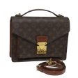 LOUIS VUITTON Monogram Monceau 28 Hand Bag 2way M51185  78302 Online Sale