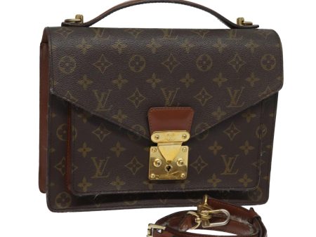 LOUIS VUITTON Monogram Monceau 28 Hand Bag 2way M51185  78302 Online Sale