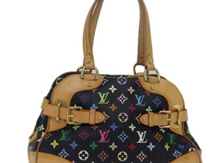 LOUIS VUITTON Monogram Multicolor Claudia Hand Bag Black M40194  79257 Sale