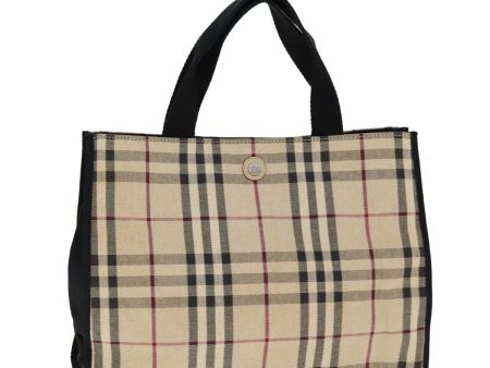 BURBERRY Nova Check Hand Bag Canvas BeigeNew yk13542 Online