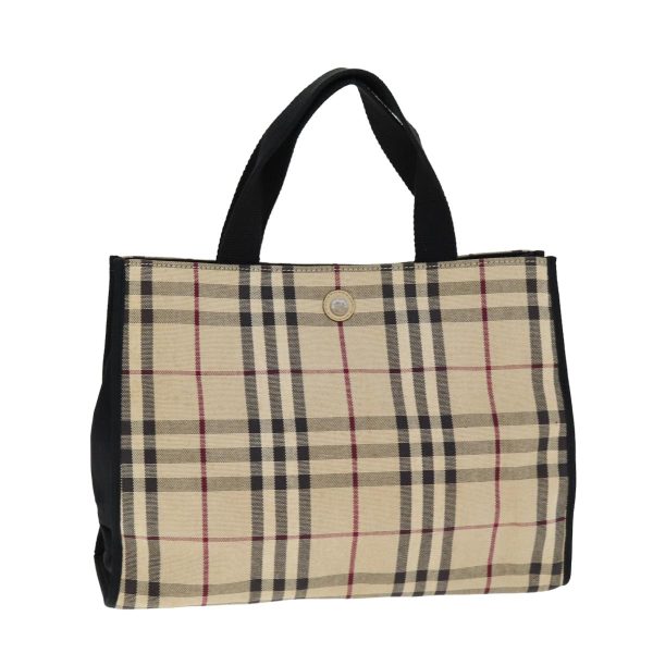 BURBERRY Nova Check Hand Bag Canvas BeigeNew yk13542 Online