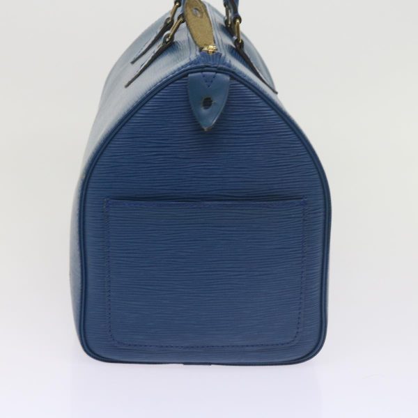 LOUIS VUITTON Epi Speedy 35 Hand Bag Toledo Blue M42995  uy136 Online Sale