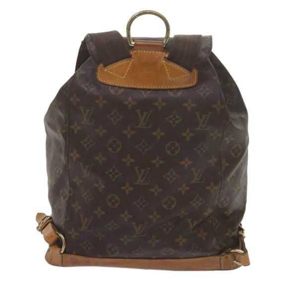 LOUIS VUITTON Monogram Montsouris GM Backpack M51135  tb945 Fashion