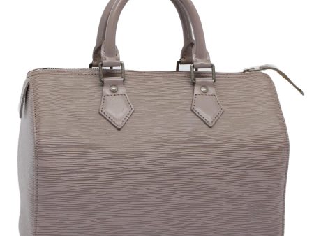 LOUIS VUITTON Epi Speedy 25 Hand Bag Gray Lilac M4301B  59510 Cheap